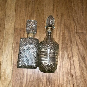 Vintage Glaskaraffen mit Stopfen - Bild 1 von 5