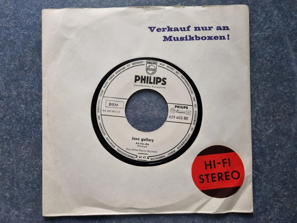 Miles-Davis-Quintett - Tadd's delight 7'' EP GERMANY PROMO - Image 1 of 4