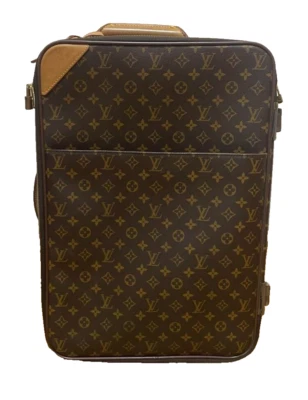 Authentic LOUIS VUITTON Pegas60 Carry case luggage Bag Monogram Brown Key - Image 1 of 4