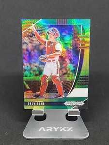 2020 Panini Prizm Draft Picks "Green/Yellow Hyper" Drew Romo #PDP35