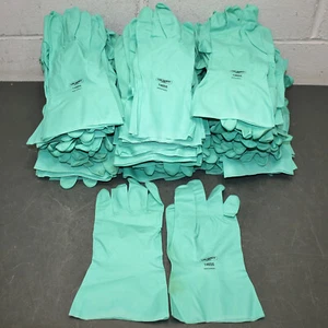 (95 Pairs) LSS Chemical Resistant Gloves 58-009, Size 11 / XL, Green Nitrile - Picture 1 of 8