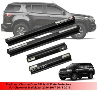 Door Sill Scuff Plate For Chevrolet Trailblazer 2016 2017 2018 2019 - Изображение 1 из 3