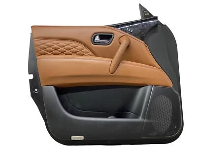 2019-2021 INFINITI QX80 FRONT LEFT DOOR TRIM PANEL PREMIUM SADDLE BROWN *DETAILS Foto 1 de 4