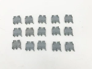 Lot of 15 Entrelec M 4/6 5116 Terminal Blocks Grey 600V 25 A - Picture 1 of 4