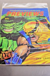 PREVIEWS Comics Nov. 1993 Vol. 3, Nr. 11 Marvel DC - Bild 1 von 2