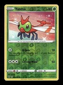 Yanma Reverse Holo Common SWSH04: Vivid Voltage 006/185 NM Pokemon LP - Imagen 1 de 2