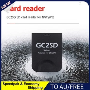 AU Memory Card Adapter for SD Card Professional for GameCube Wii Game Consoles - Zdjęcie 1 z 17
