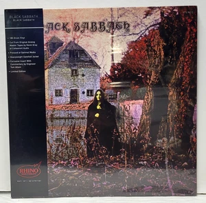 BLACK SABBATH Self-Titled 2024 LP Rhino 180g RHF1 1871 WB Stereo NM Vinyl w/ OBI - Picture 1 of 8