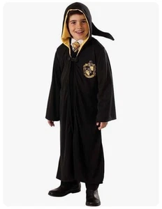 Harry Potter Hufflepuff Robe Kids Fancy Dress Costume size M(8-10) - Picture 1 of 2