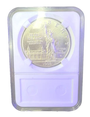 1986 P ellis island 1$ - Image 1 of 2