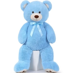 Giant Teddy Bear Stuffed Animal 4ft, Big Teddy Bear Plush for Baby Shower, Li... - Picture 1 of 8