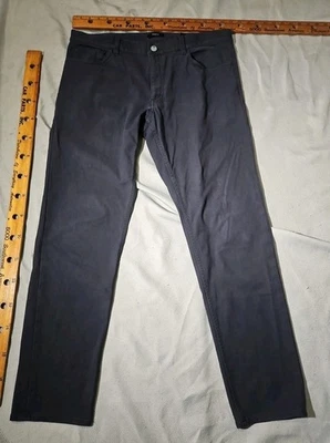 Pantalones de mezclilla Theory Jeans para hombre 36 azules de pierna recta elásticos lavados oscuros  Foto 1 de 4