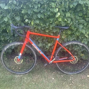 Ribble CGR AL gravel bike size Medium orange and blue with upgrades - Picture 1 of 5