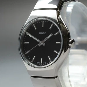 【 NEUWERTIG 】 RADO Diastar 318.0656.3 Schwarzes Zifferblatt 27mm Quarz... - Bild 1 von 12