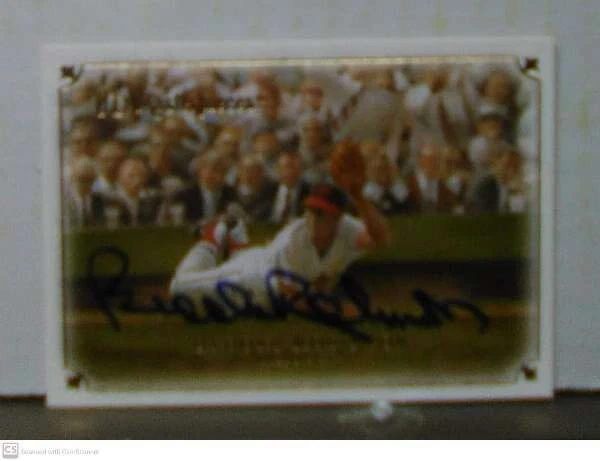 Brooks Robinson Firmado 2007 Cubierta Superior Obras Maestras Tarjeta Orioles ¡Desgarrado! Foto 1 de 1