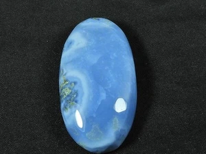 22X42X09 MM Natural Blue Opal Oval Shape Cabochon Loose Gemstone 73Cts. A089 - Imagen 1 de 9