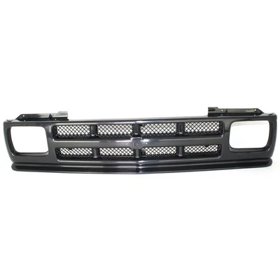 Grille For 1991-93 Chevrolet S10 1991-94 S10 Blazer Textured Black Shell Insert - Image 1 of 4