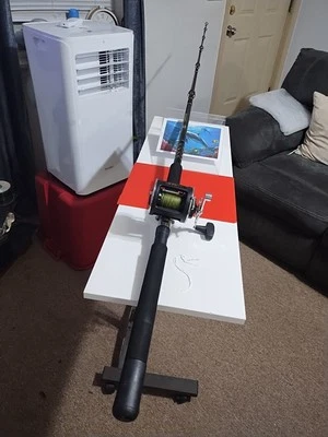 Caña de pescar de arrastre Penn Slammer 6'6" pesada 20-50 lb y carrete 320 GT2 Foto 1 de 4