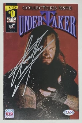 THE UNDERTAKER Signed Comic Book WWF Wrestling Wrestler Autograph PSA COA - Image 1 of 4