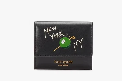 Estuche para Tarjetas Kate Spade PERFECT MATCH Mini Cartera MATCHBOOK Cuero Nueva York Nuevo con Etiquetas Foto 1 de 4