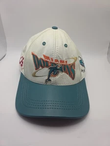Vintage Team NFL Officially Licensed Miami Dolphins Leather Strap back Cap - Bild 1 von 12