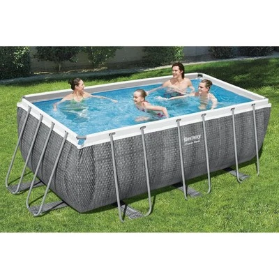 Bestway Power Steel Rechteckig Swimmingpool-Set 412x201x122 cm - Bild 1 von 4