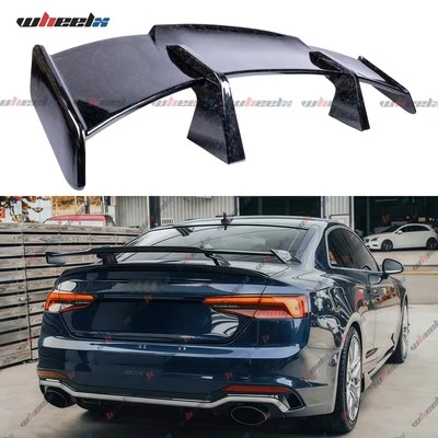 For Audi A5 S5 RS5 B8  58" GT Style Rear Trunk Spoiler Racing Wing Forged Carbon - Image 1 of 4