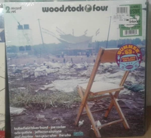 WOODSTOCK Four - Various (2019 Rhino) 2-LP Green & White Vinyl - NEW - Picture 1 of 4