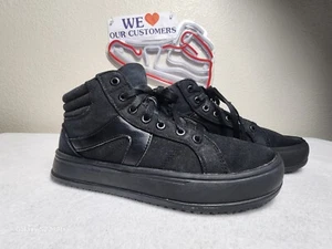 TREAD SAFE Unisex Deacon Slip Resistant Canvas Black Men-7/Women-6 - Picture 1 of 8