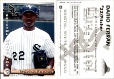 Dario Ferrand 2000 Grandstand Bristol White Sox #NNO Card *AutographDen*