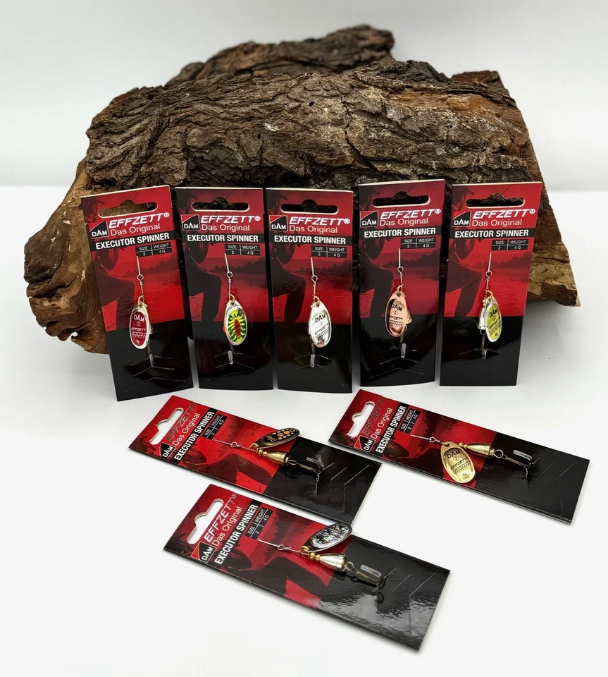 DAM Effzett Executor Spinner 4g Silber Gold Kupfer Reflex Blacky Red ABVERKAUF - Bild 1 von 1