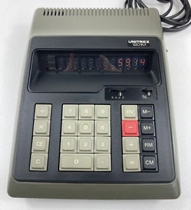 Unitrex 1201M Calcolatrice da Scrivania NOS Made in Japan Vintage - Foto 1 di 19