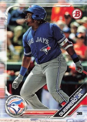 Vladimir Guerrero JR. Tarjeta de béisbol Bowman 2019 #BP-1 casi nueva-como nueva Foto 1 de 2