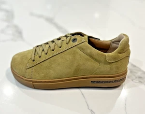 BIRKENSTOCK BEND LOW 41 SUEDE SNEAKER KHAKI BROWN SIZE MEN 8 WOMEN 10 NEW W/BOX - Picture 1 of 13