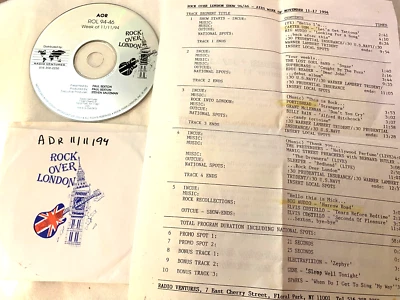11/11/94 ROCK OVER LONDON (AOR) 11 MIN LIVE SET: SLEEPER,PRETENDERS,MANIC STREET Foto 1 de 2