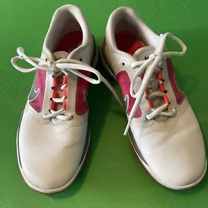Nike Low Impact Waterproof Pink Golf Ladies size 8 Shoes - Picture 1 of 9
