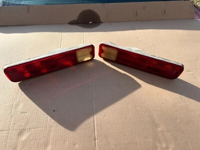 Par de parachoques trasero de lente de luz trasera lateral conductor pasajero Chevy El Camino 1979-1987 Foto 1 de 4