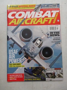 COMBAT AIRCRAFT MAGAZINE OCTOBER 2014 BLUE ANGELS HAWGSMOKE USAR AIR POWER F-35 - Picture 1 of 2