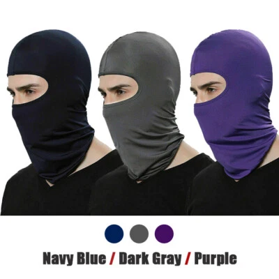 Paquete de 3 mascarillas faciales completas finas tácticas calentador de motocicleta ligero esquí Foto 1 de 4