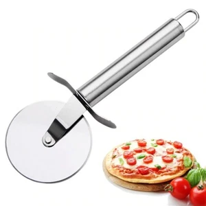 Pizza Cutter Stainless Steel Wheel Slicer Kitchen Sharp Tools Pastry Knife Tool - Picture 1 of 10