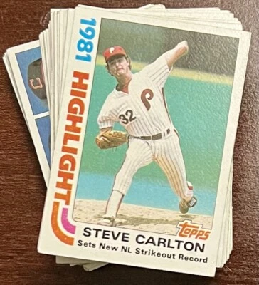 1982 Topps Baseball - Choose/Pick Your Card (#'s 1 to 250) - Image 1 of 4
