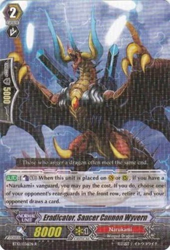 4 x Eradicator, Saucer Cannon Wyvern - BT10/036EN - R Near Mint / Mint, English - Image 1 of 1