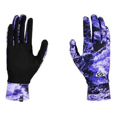 Guantes ligeros Nike ACG Dri-FIT XS NUEVOS N1009053-045 púrpura/negro Foto 1 de 4