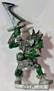 Vintage Citadel Gamesworkshop 1985 Orc Metal Miniature Painted - Picture 1 of 2