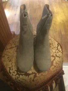 Halogen Gray Suede Booties - NWB 11M - Picture 1 of 12