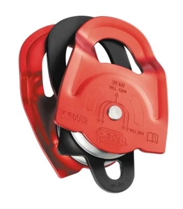 Petzl P65a High Strength, Very High Efficiency Prusik Twin Pulley, 8100 Lb - Picture 1 of 1