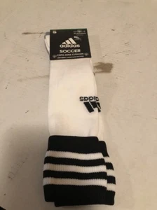 Adidas Copa Zone Cushion Soccer Sock Size Small White/Black - Picture 1 of 4