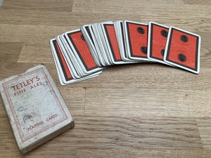 Vintage John Waddington TETLEY BITTER / FINE ALES Pack Of Playing Cards Beer