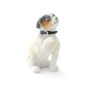 Dolls House Jack Russel Pet Dog Begging with Paw Miniature 1:12 Accessory - Picture 1 of 8