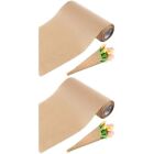  2 Rolls Packing Paper Craft Paper Brown Wrapping Paper Flower Packaging Paper